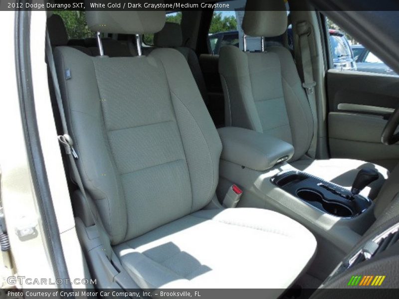 White Gold / Dark Graystone/Medium Graystone 2012 Dodge Durango SXT