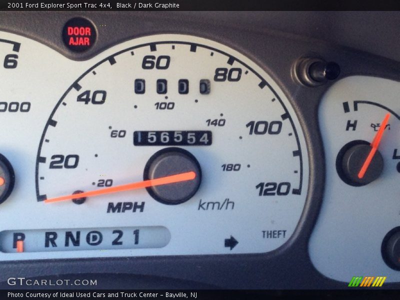 Black / Dark Graphite 2001 Ford Explorer Sport Trac 4x4