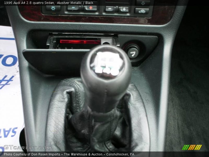 Alusilver Metallic / Black 1996 Audi A4 2.8 quattro Sedan