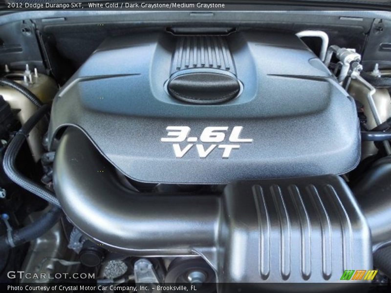 White Gold / Dark Graystone/Medium Graystone 2012 Dodge Durango SXT