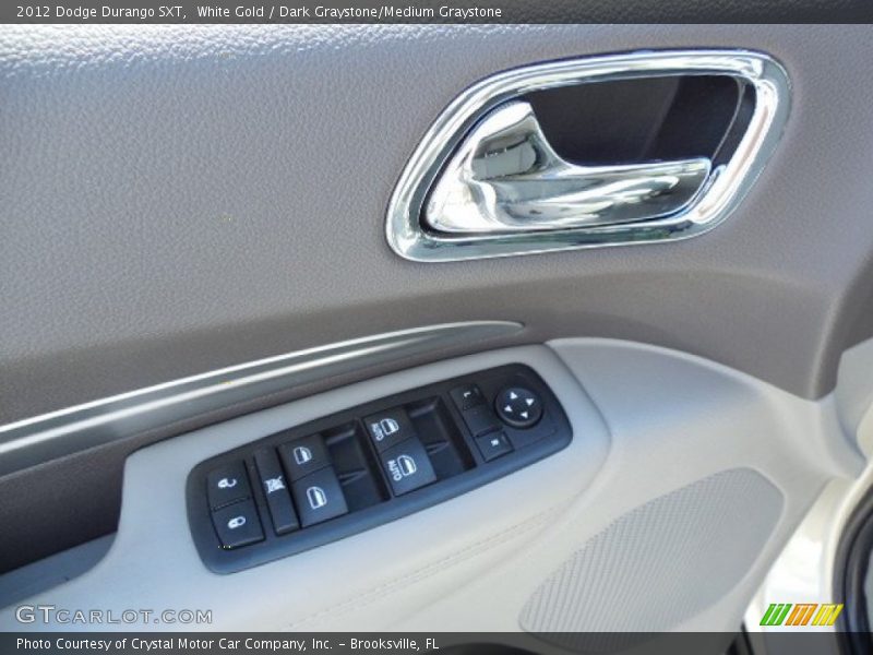 White Gold / Dark Graystone/Medium Graystone 2012 Dodge Durango SXT