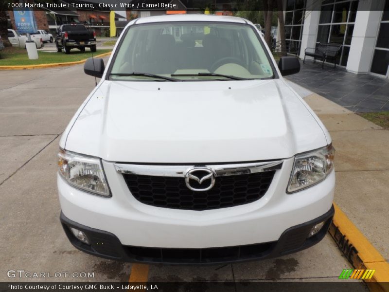 Classic White / Camel Beige 2008 Mazda Tribute i Touring