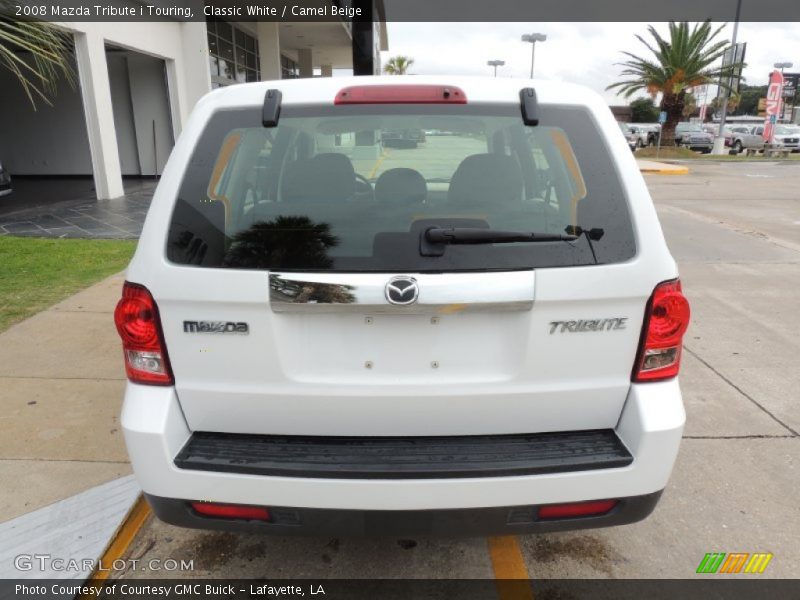 Classic White / Camel Beige 2008 Mazda Tribute i Touring