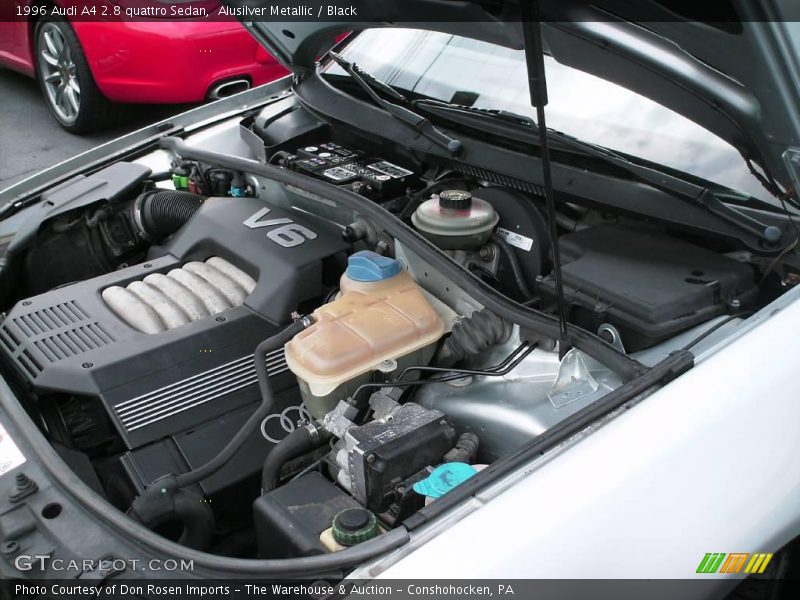 Alusilver Metallic / Black 1996 Audi A4 2.8 quattro Sedan