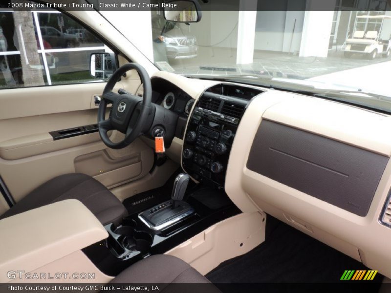 Classic White / Camel Beige 2008 Mazda Tribute i Touring