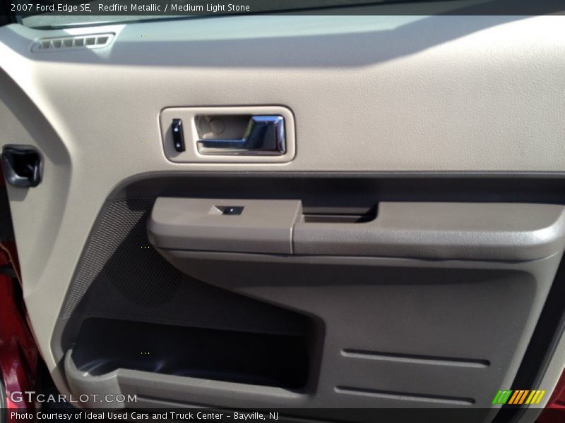 Redfire Metallic / Medium Light Stone 2007 Ford Edge SE