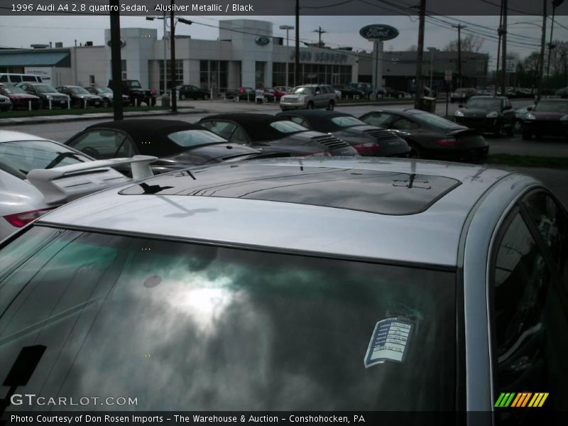Alusilver Metallic / Black 1996 Audi A4 2.8 quattro Sedan