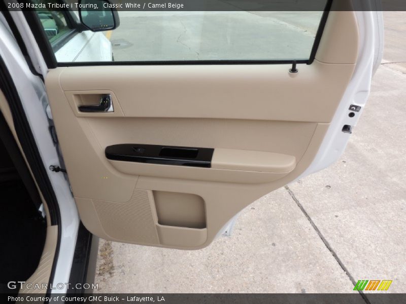 Classic White / Camel Beige 2008 Mazda Tribute i Touring