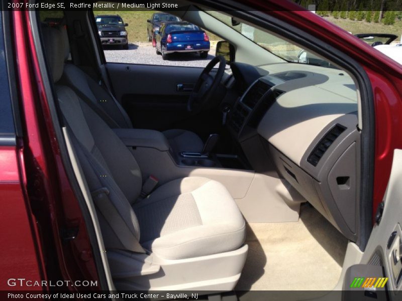 Redfire Metallic / Medium Light Stone 2007 Ford Edge SE