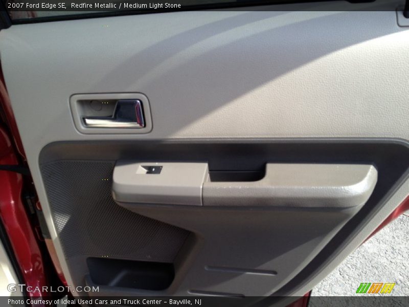 Redfire Metallic / Medium Light Stone 2007 Ford Edge SE