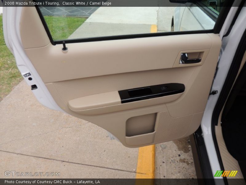 Classic White / Camel Beige 2008 Mazda Tribute i Touring