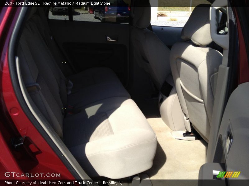 Redfire Metallic / Medium Light Stone 2007 Ford Edge SE