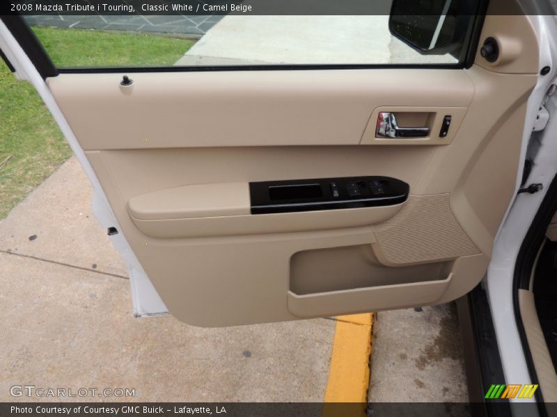 Classic White / Camel Beige 2008 Mazda Tribute i Touring