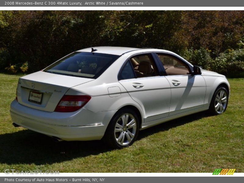 Arctic White / Savanna/Cashmere 2008 Mercedes-Benz C 300 4Matic Luxury
