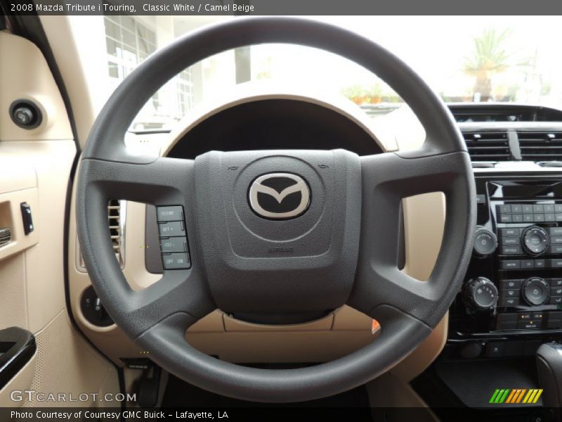 Classic White / Camel Beige 2008 Mazda Tribute i Touring