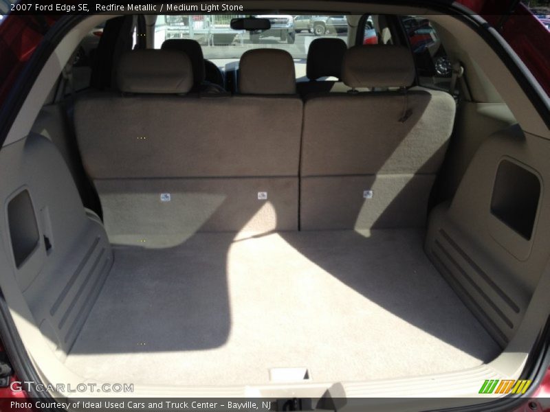 Redfire Metallic / Medium Light Stone 2007 Ford Edge SE