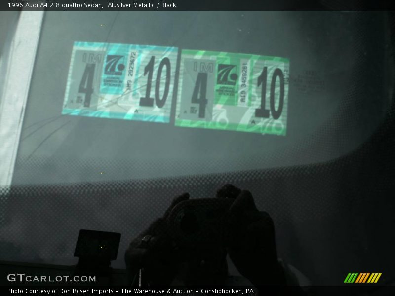 Alusilver Metallic / Black 1996 Audi A4 2.8 quattro Sedan