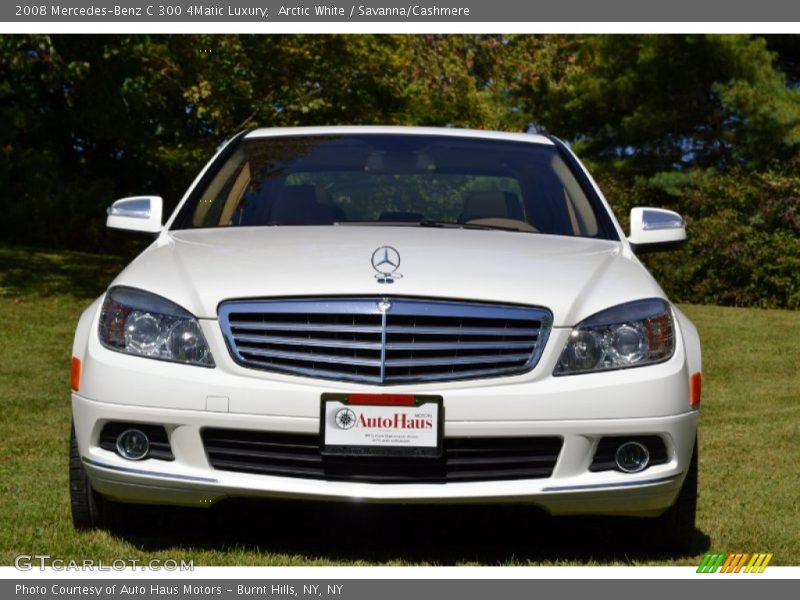 Arctic White / Savanna/Cashmere 2008 Mercedes-Benz C 300 4Matic Luxury