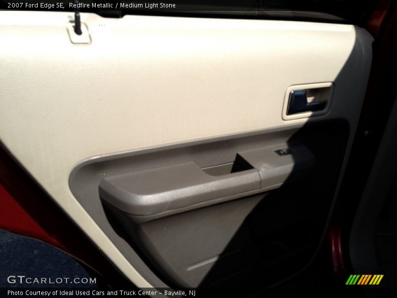 Redfire Metallic / Medium Light Stone 2007 Ford Edge SE