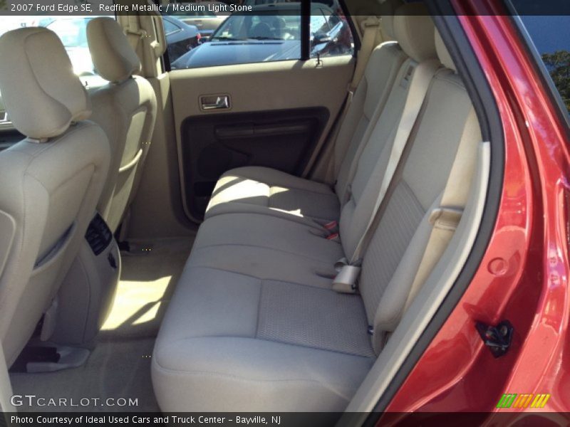 Redfire Metallic / Medium Light Stone 2007 Ford Edge SE