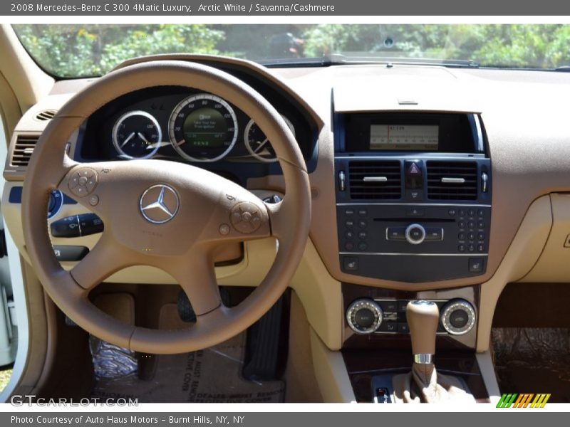 Arctic White / Savanna/Cashmere 2008 Mercedes-Benz C 300 4Matic Luxury