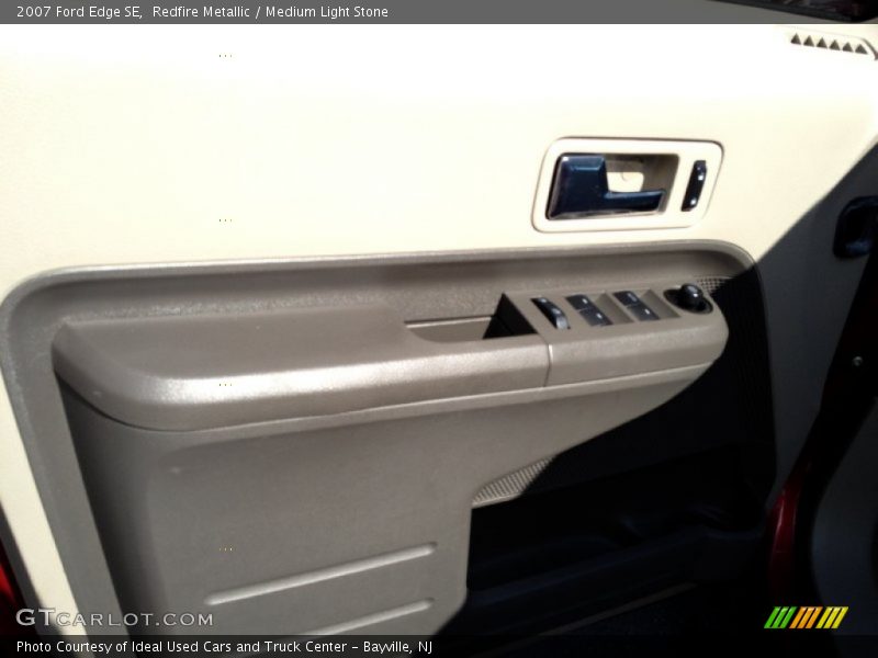 Redfire Metallic / Medium Light Stone 2007 Ford Edge SE