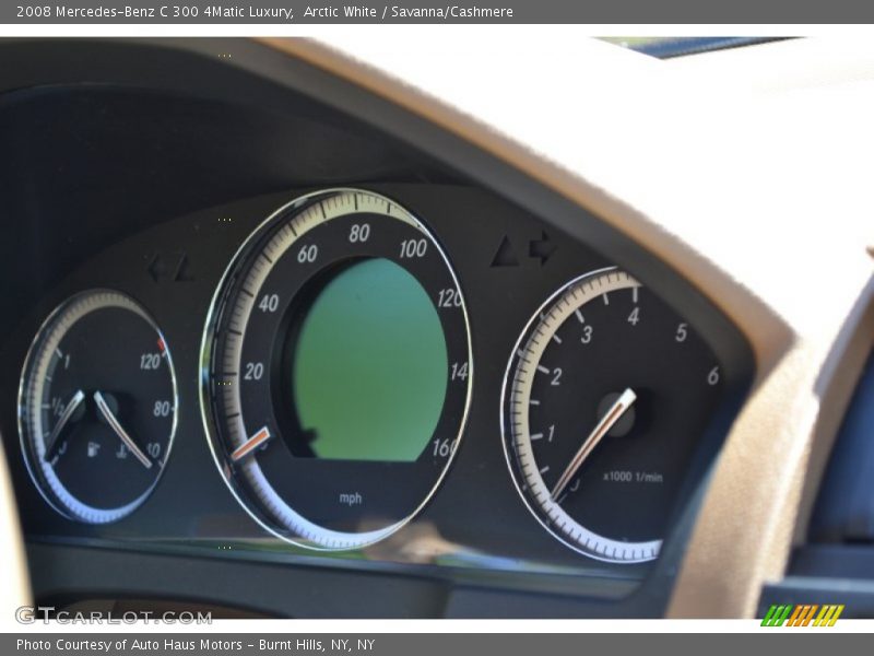 Arctic White / Savanna/Cashmere 2008 Mercedes-Benz C 300 4Matic Luxury