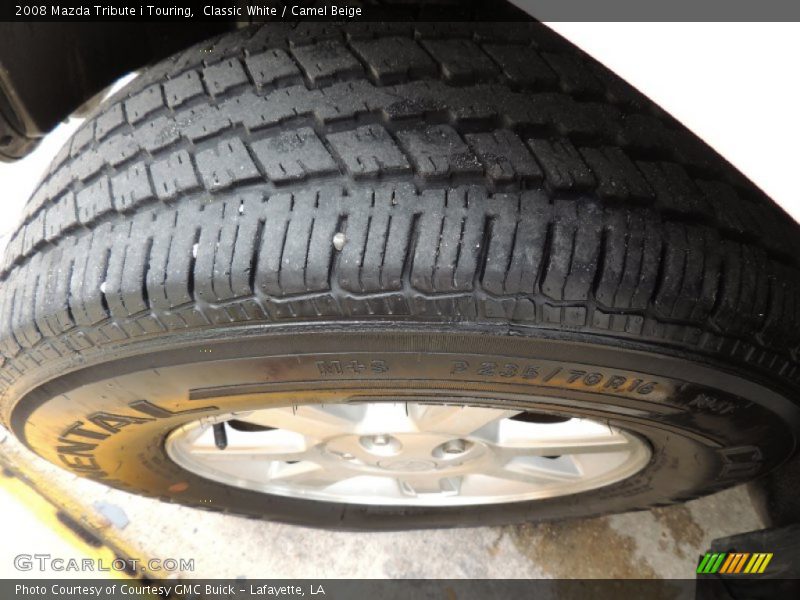 Classic White / Camel Beige 2008 Mazda Tribute i Touring