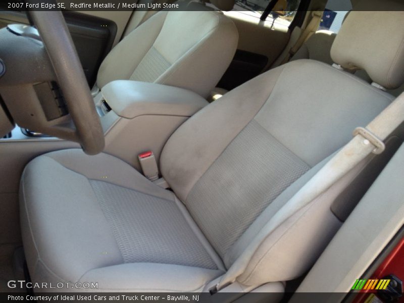 Redfire Metallic / Medium Light Stone 2007 Ford Edge SE