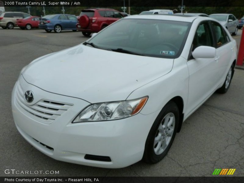 Super White / Ash 2008 Toyota Camry LE