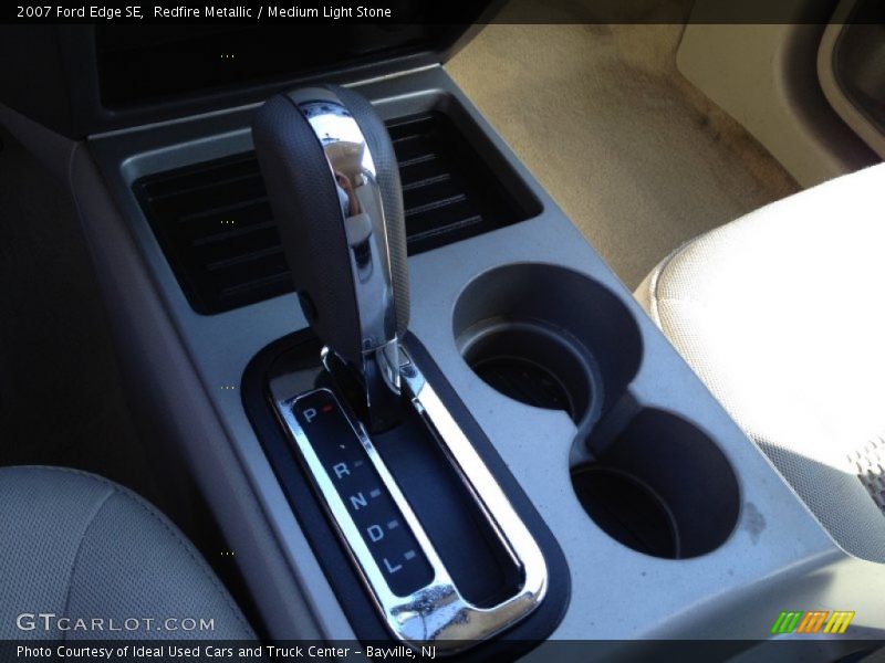 Redfire Metallic / Medium Light Stone 2007 Ford Edge SE