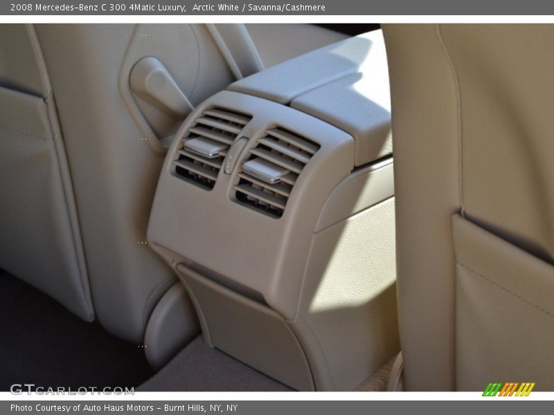 Arctic White / Savanna/Cashmere 2008 Mercedes-Benz C 300 4Matic Luxury