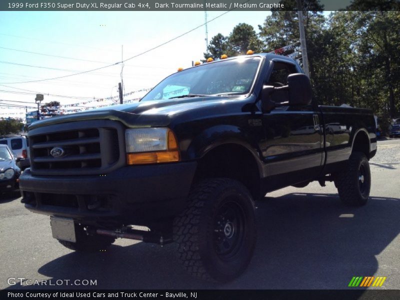 Dark Tourmaline Metallic / Medium Graphite 1999 Ford F350 Super Duty XL Regular Cab 4x4