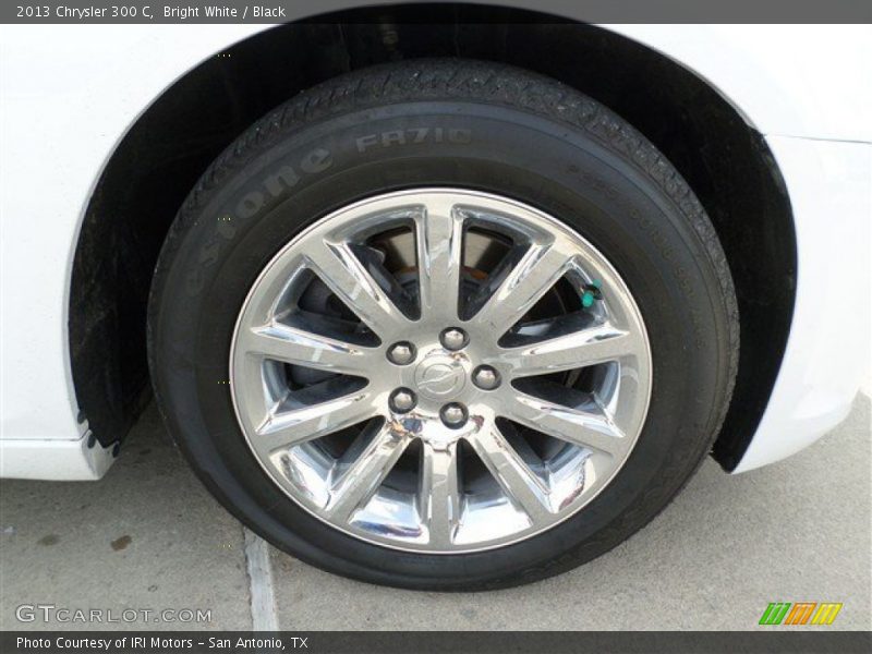 Bright White / Black 2013 Chrysler 300 C
