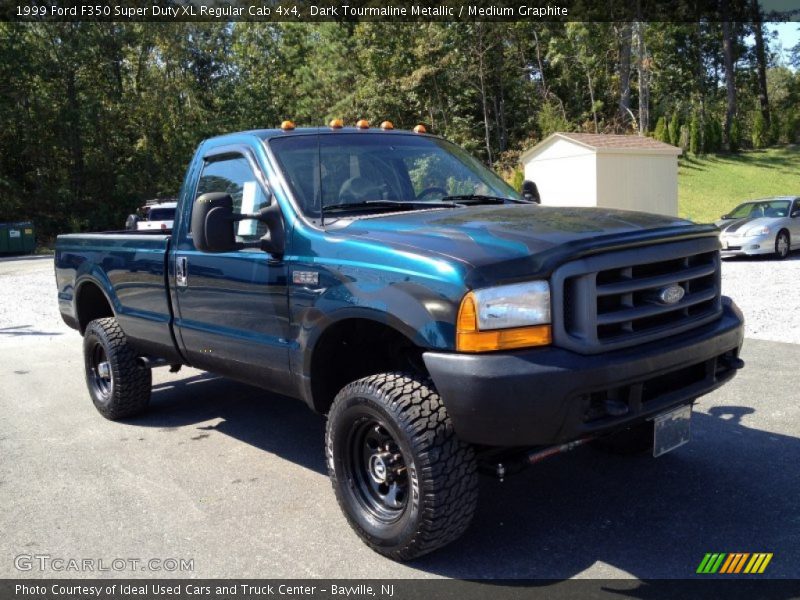 Dark Tourmaline Metallic / Medium Graphite 1999 Ford F350 Super Duty XL Regular Cab 4x4
