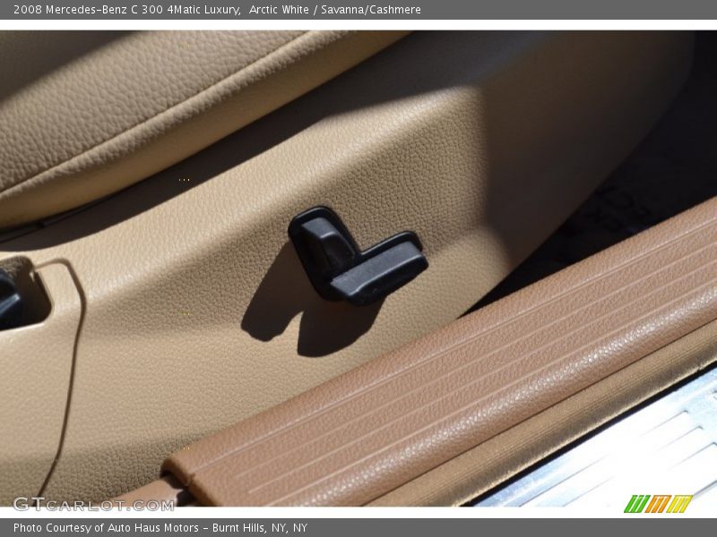 Arctic White / Savanna/Cashmere 2008 Mercedes-Benz C 300 4Matic Luxury