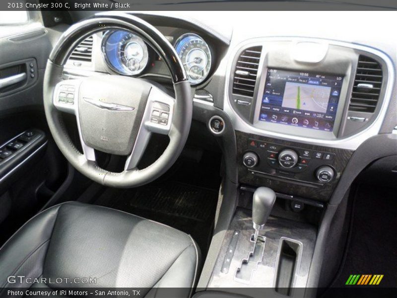 Bright White / Black 2013 Chrysler 300 C