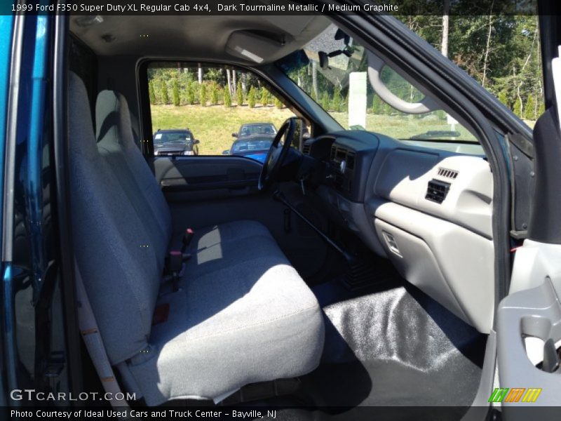 Dark Tourmaline Metallic / Medium Graphite 1999 Ford F350 Super Duty XL Regular Cab 4x4