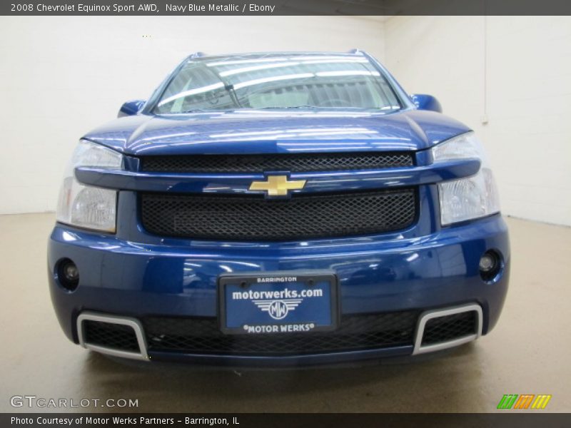 Navy Blue Metallic / Ebony 2008 Chevrolet Equinox Sport AWD