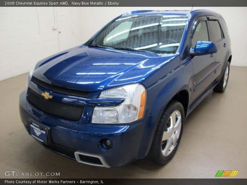 Navy Blue Metallic / Ebony 2008 Chevrolet Equinox Sport AWD