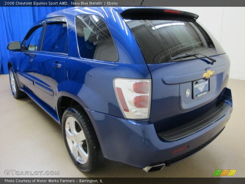 Navy Blue Metallic / Ebony 2008 Chevrolet Equinox Sport AWD