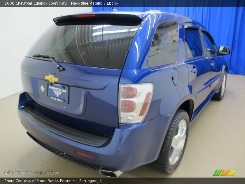Navy Blue Metallic / Ebony 2008 Chevrolet Equinox Sport AWD