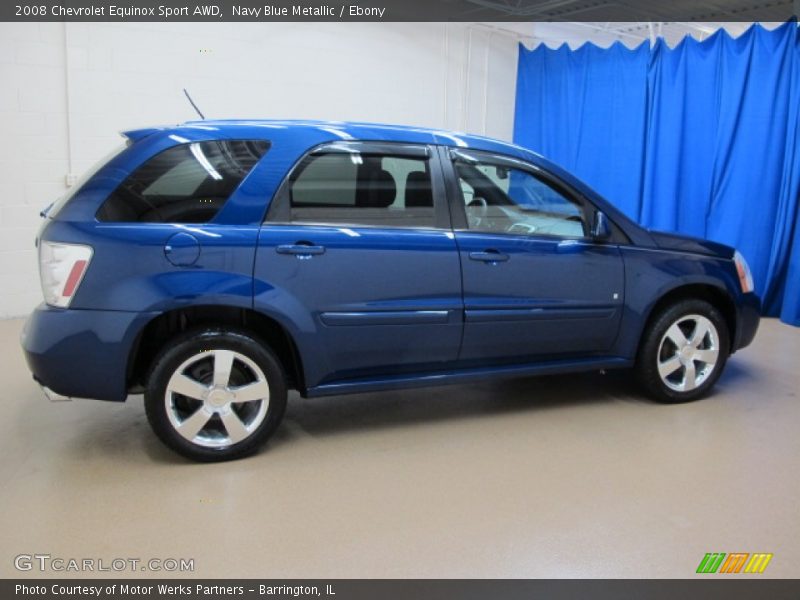 Navy Blue Metallic / Ebony 2008 Chevrolet Equinox Sport AWD