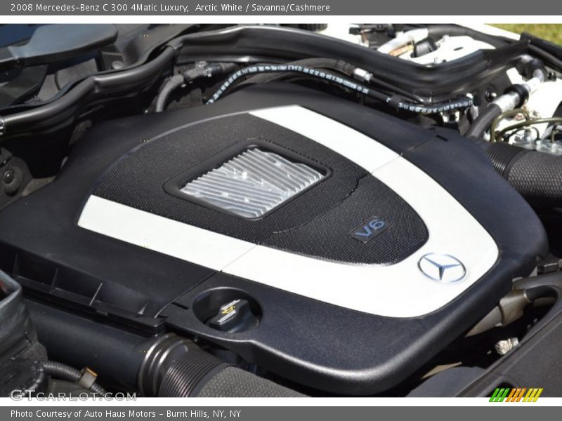 Arctic White / Savanna/Cashmere 2008 Mercedes-Benz C 300 4Matic Luxury