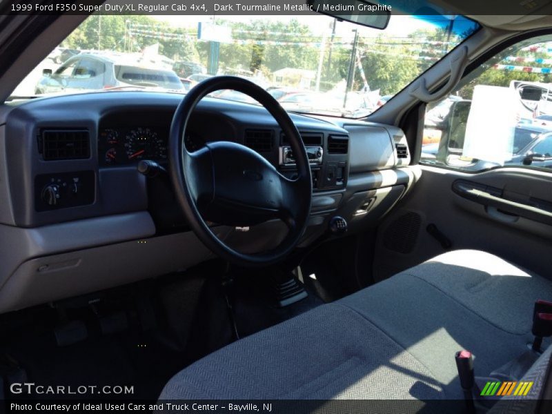 Dark Tourmaline Metallic / Medium Graphite 1999 Ford F350 Super Duty XL Regular Cab 4x4