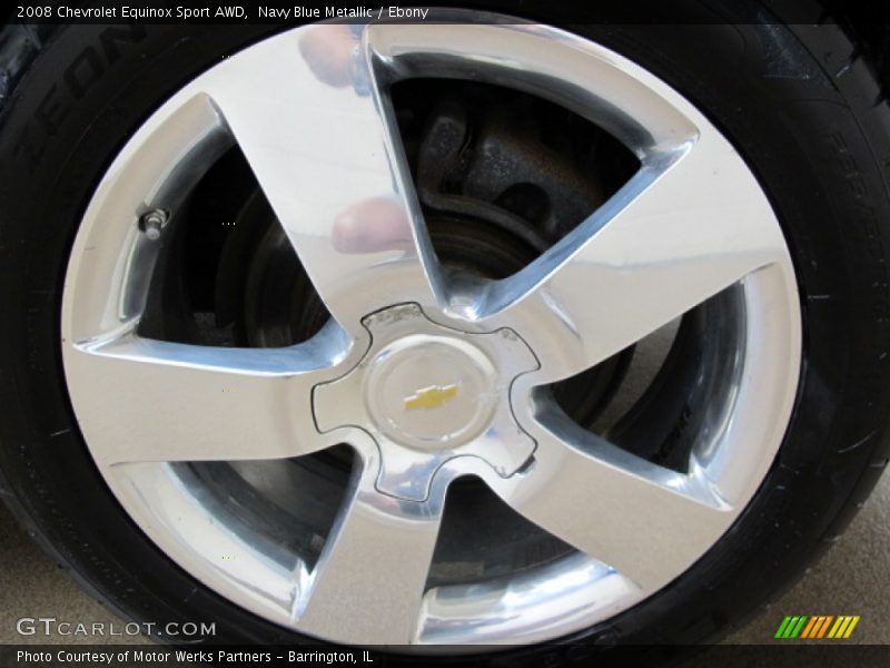 Navy Blue Metallic / Ebony 2008 Chevrolet Equinox Sport AWD