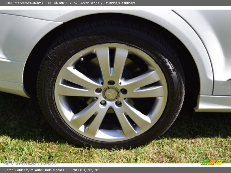 Arctic White / Savanna/Cashmere 2008 Mercedes-Benz C 300 4Matic Luxury