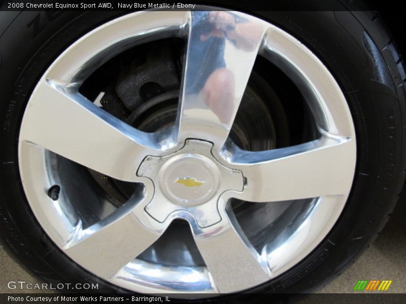 Navy Blue Metallic / Ebony 2008 Chevrolet Equinox Sport AWD
