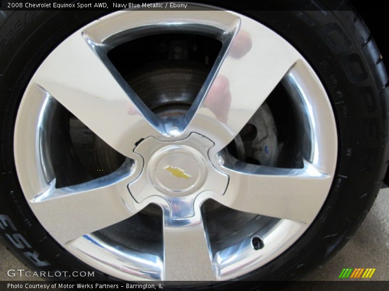 Navy Blue Metallic / Ebony 2008 Chevrolet Equinox Sport AWD