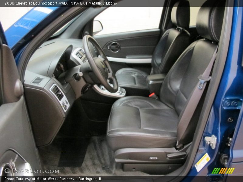 Navy Blue Metallic / Ebony 2008 Chevrolet Equinox Sport AWD